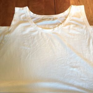Prada, white, men’s sleeveless tank, size L